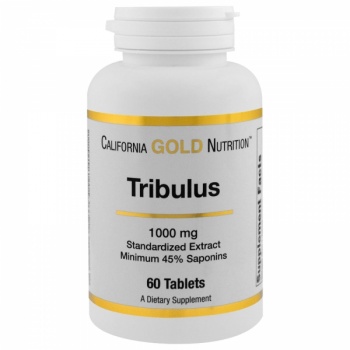 картинка California Gold Tribulus 1000 мг. 60 табл. от магазина