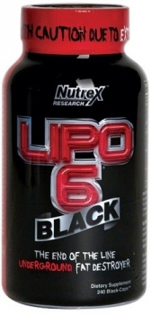 картинка Nutrex Lipo-6 Black 120 капс.  от магазина