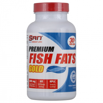 картинка SAN Fish fats Gold Premium 60 гел. капс.   от магазина