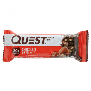 картинка QuestBar Chocolate Hazelnut 60 гр. (12 бат) от магазина