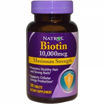 картинка Natrol Biotin 10000 мг. 100 табл.  от магазина
