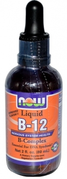 картинка Now Vitamin B-12 Complex Liquid 2oz. 60 мл. от магазина