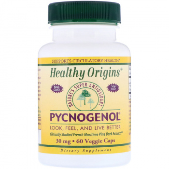 картинка Healthy Origins Пикногенол 30 мг. 60 капс. от магазина