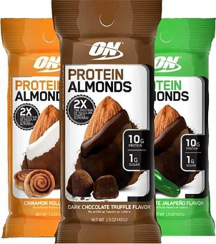 картинка ON Protein Almonds Dark Chocolate Truffle 43 гр. (48шт) от магазина