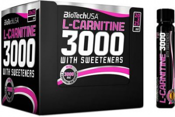 картинка BioTech L-Carnitine 3000 мг. 20х25 мл. (Лимон) от магазина