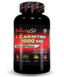 картинка BioTech L-Carnitine 1000 мг. 30 табл. от магазина