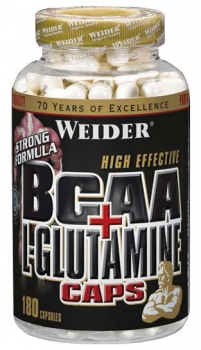 картинка Weider BCAA + Glutamine 180 капс. от магазина