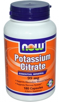 картинка Now Potassium Citrate 180 капс. от магазина